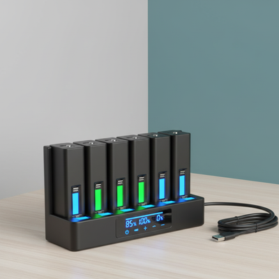 Battery Charging Kit 6 slots