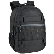 19-Inch Dual Strap Skate Bag Pack w Laptop Sleeve - Black
