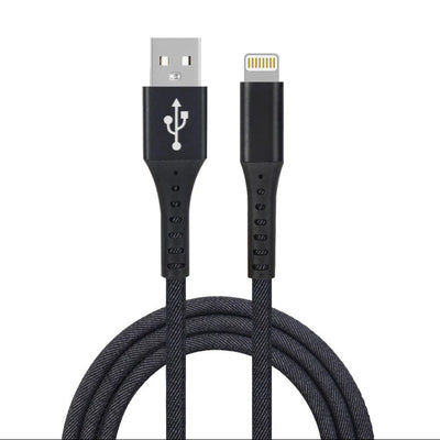 10ft Denim Type-C to Type-C Cable 60W